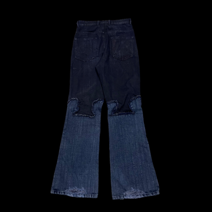 Rejected Sample - Reconstructed flared jeans
