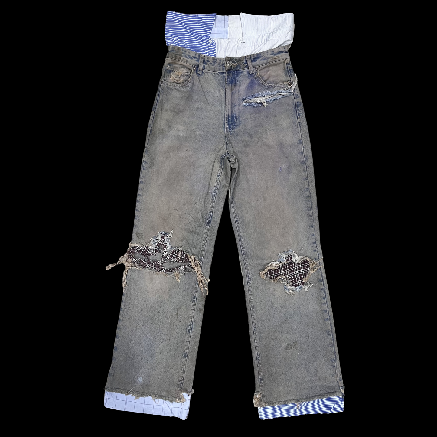 Hybrid Denim Shirt Pants 1/1