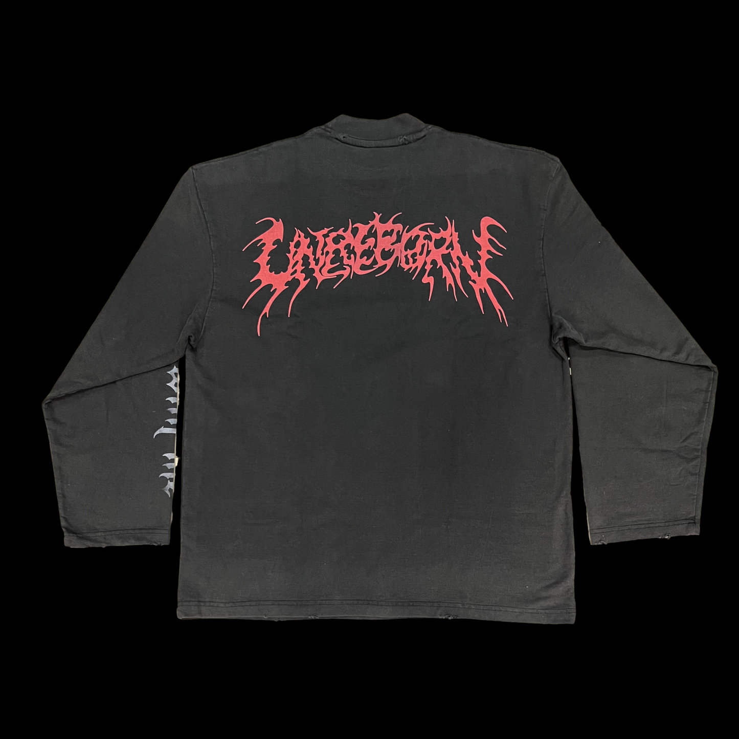 Hellraiser Full Sleeve - Faded Black