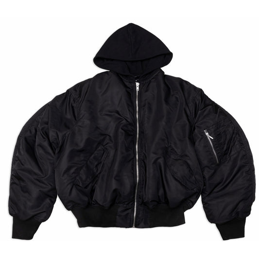 Black Hooded Flight Bomber