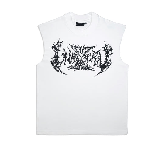 Hardcore Metal Logo - White Tank