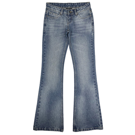 LOW WAIST FLARED JEANS - VINTAGE BLUE