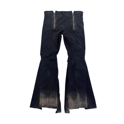 Super Flared Reconstructed Distressed Jeans