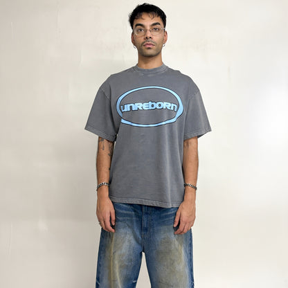 NEW LOGO T-SHIRT OVERSIZED - FADED GREY