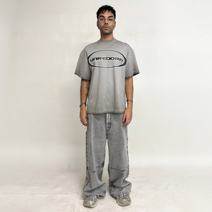 ELLIPSE LOGO T-SHIRT OVERSIZED - LIGHT GREY