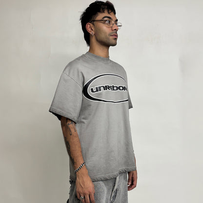 ELLIPSE LOGO T-SHIRT OVERSIZED - LIGHT GREY