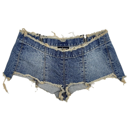 BOOTY DENIM SHORTS - VINTAGE BLUE