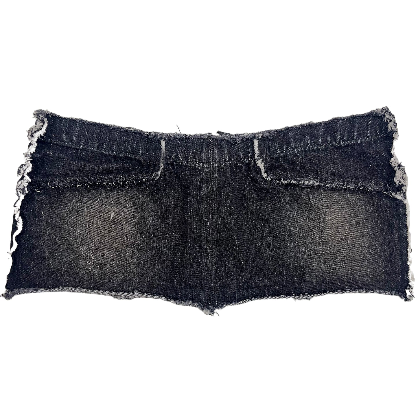 MINI DENIM SKIRT - BLACK