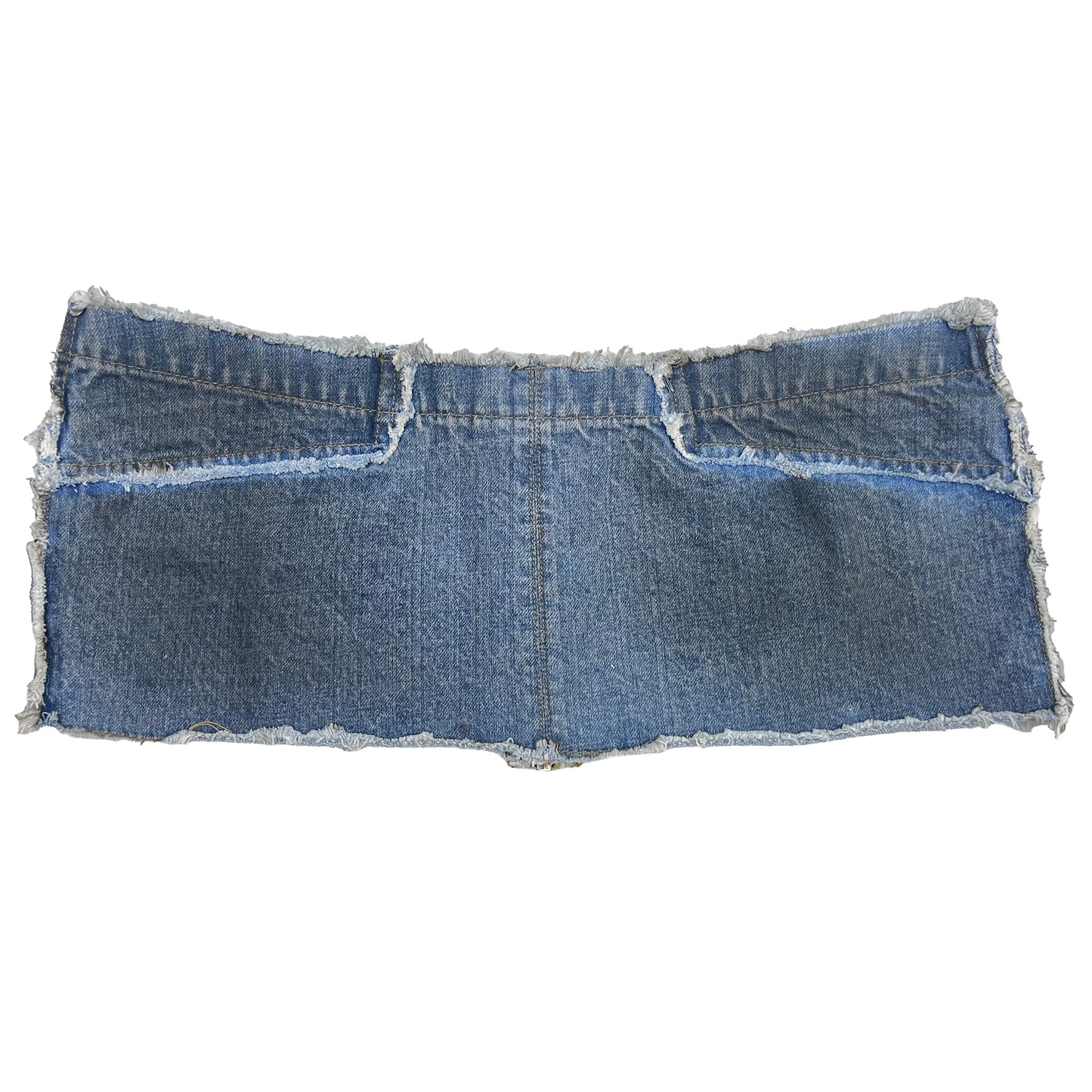 MINI DENIM SKIRT - DIRTY LIGHT BLUE