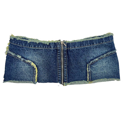 MINI DENIM SKIRT - VINTAGE BLUE