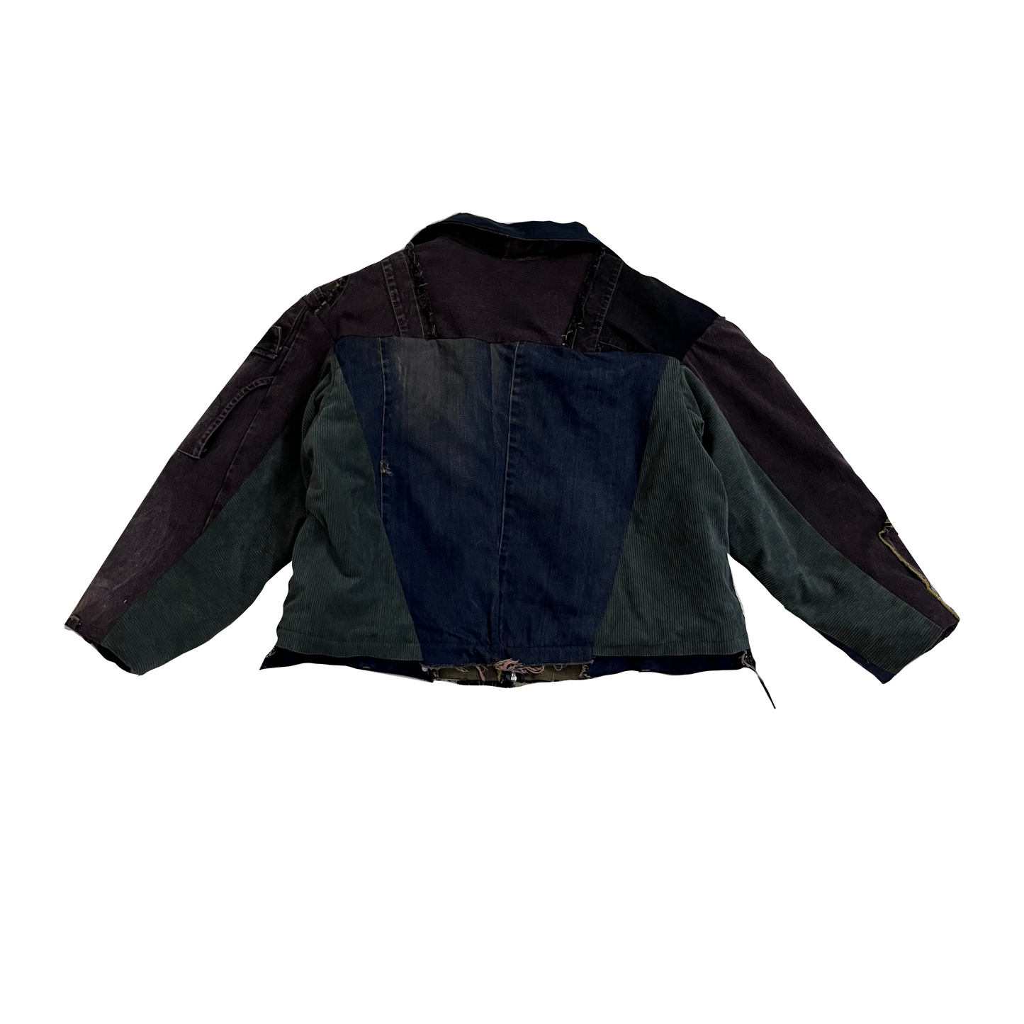 Reconstructed Washed Denim Jacket