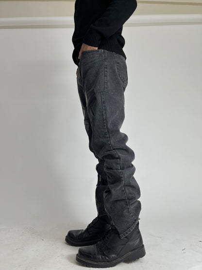 Order of black lotus reconstructed jeans (grey)