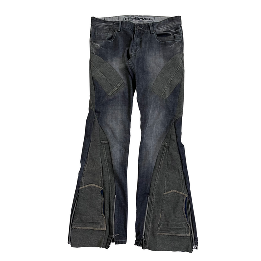Flared Reconstructed Jeans