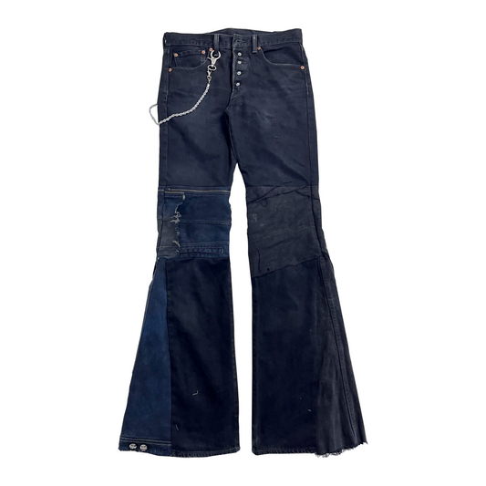 Super flared Reconstructed Jeans